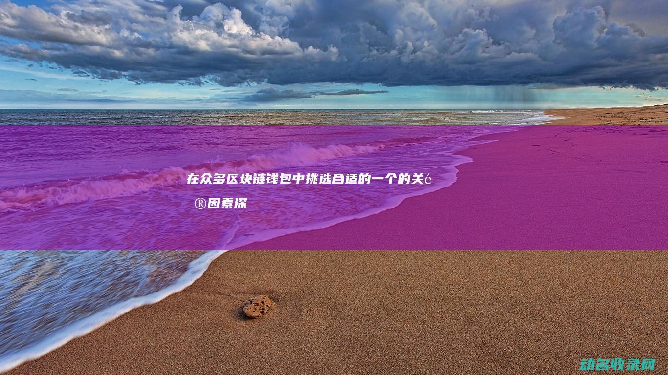 在众多区块链钱包中挑选合适的一个的关键因素 深入探讨 (在区块链领域,被提到最多的概念之一)